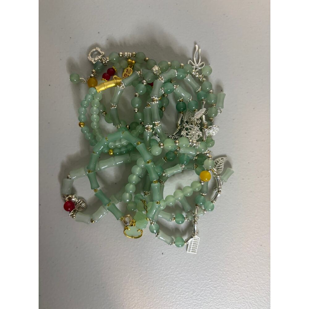 Lot of 12 - Jade bracelets - Picture 2 of 2
